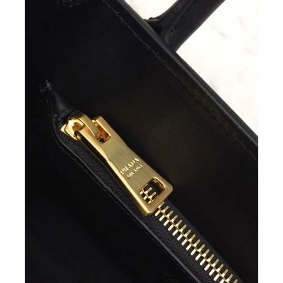 Fake Prada Monochrome Saffiano Leather Bag 1BA156 Black Replica