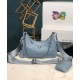 Fake Prada Re-Edition 2005 nylon shoulder bag Light Blue Replica