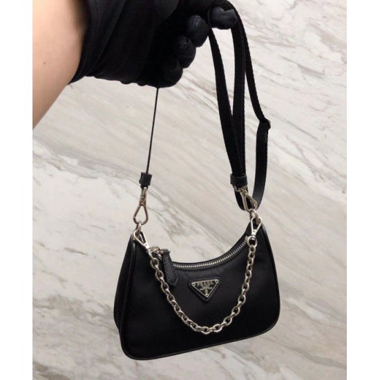 Replica Prada Re-Edition nylon mini shoulder bag 1TT122