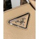 Replica Prada Saffiano leather Prada Kristen handbag 1BA269 Apricot