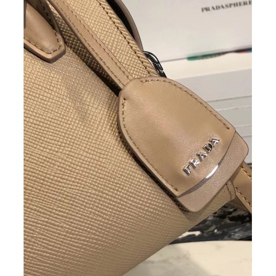 Replica Prada Saffiano leather Prada Kristen handbag 1BA269 Apricot