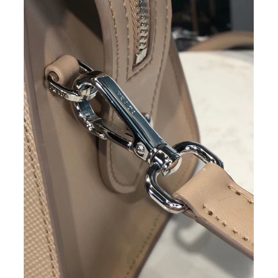 Replica Prada Saffiano leather Prada Kristen handbag 1BA269 Apricot