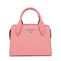 Replica Prada Saffiano leather Prada Kristen handbag 1BA269 Pink