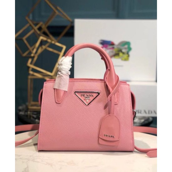 Fake Prada Saffiano leather Prada Kristen handbag 1BA269 Pink Replica Replica Prada Saffiano leather Prada Kristen handbag 1BA269 Pink