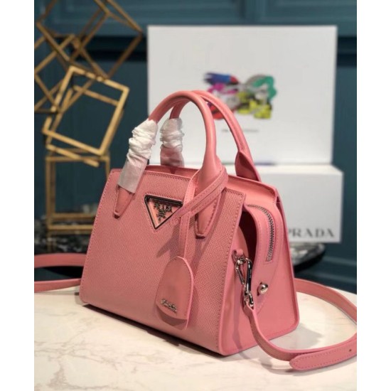 Fake Prada Saffiano leather Prada Kristen handbag 1BA269 Pink Replica Replica Prada Saffiano leather Prada Kristen handbag 1BA269 Pink