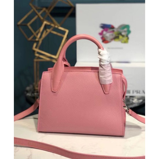 Fake Prada Saffiano leather Prada Kristen handbag 1BA269 Pink Replica Replica Prada Saffiano leather Prada Kristen handbag 1BA269 Pink