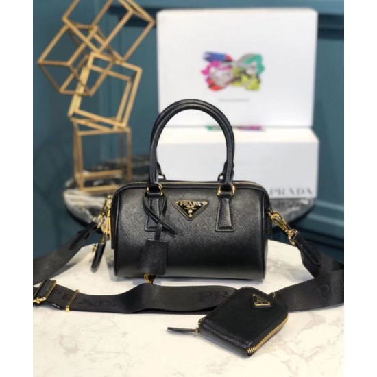Replica Prada Saffiano leather top-handle bag 1BB846