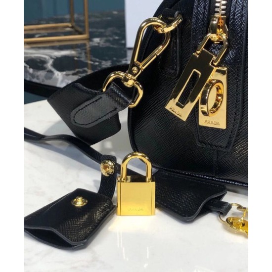 Replica Prada Saffiano leather top-handle bag 1BB846