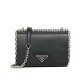 Replica Prada Nylon and Saffiano Leather Shoulder Bag