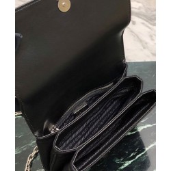 Replica Prada Nylon and Saffiano Leather Shoulder Bag