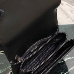 Replica Prada Nylon and Saffiano Leather Shoulder Bag