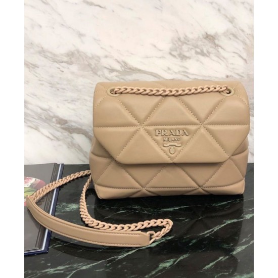 Replica Prada Small Spectrum shoulder bag 1BD233 Apricot Fake Prada Small Spectrum shoulder bag 1BD233 Apricot Replica