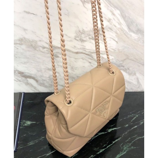 Replica Prada Small Spectrum shoulder bag 1BD233 Apricot Fake Prada Small Spectrum shoulder bag 1BD233 Apricot Replica