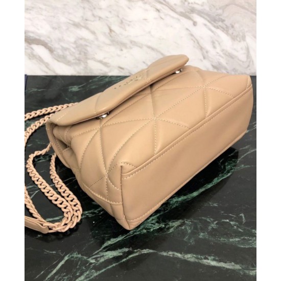 Replica Prada Small Spectrum shoulder bag 1BD233 Apricot Fake Prada Small Spectrum shoulder bag 1BD233 Apricot Replica