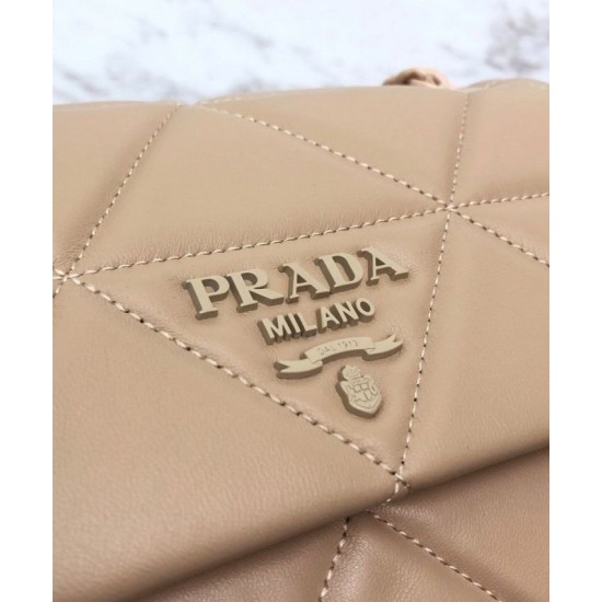 Replica Prada Small Spectrum shoulder bag 1BD233 Apricot Fake Prada Small Spectrum shoulder bag 1BD233 Apricot Replica