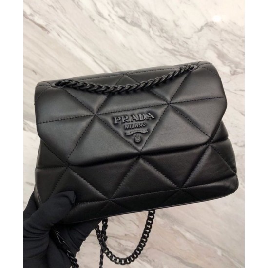 Replica Prada Small Spectrum shoulder bag 1BD233 Black