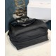 Fake Prada Padded nylon hobo bag 1BC128 Black Replica