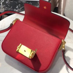 Fake Prada Embleme Saffiano Leather Bag 1BD217 Red Replica