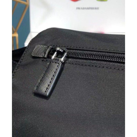 Replica Prada Small Nylon Shoulder Bag 1BD994 Black
