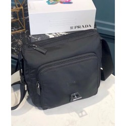 Replica Prada Small Nylon Shoulder Bag 1BD994 Black