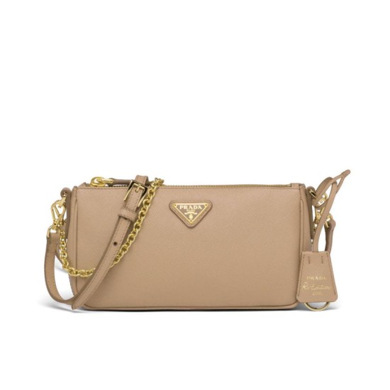 Replica Prada Re-Edition 2000 shoulder bag 1BH171 Apricot