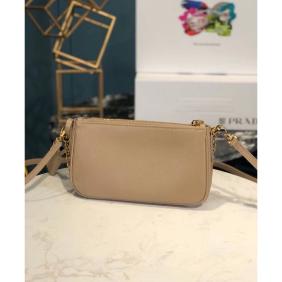 Replica Prada Re-Edition 2000 shoulder bag 1BH171 Apricot