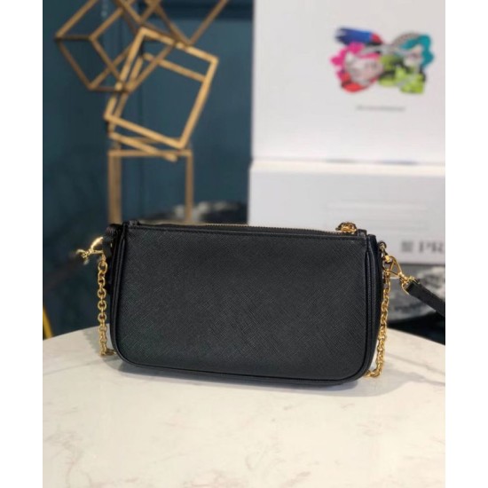 Fake Prada Re-Edition 2000 shoulder bag 1BH171 Black Replica