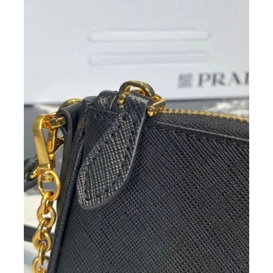 Fake Prada Re-Edition 2000 shoulder bag 1BH171 Black Replica