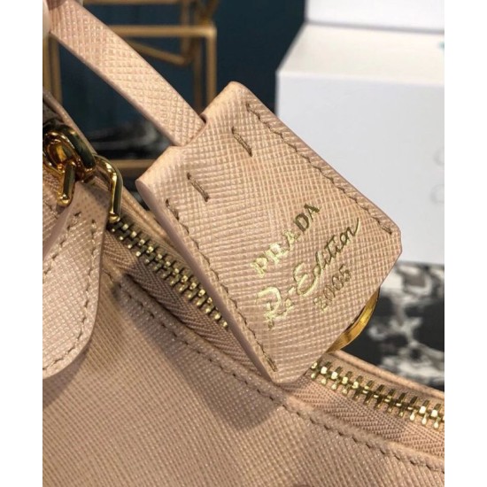 Replica Prada Re-Edition 2005 Saffiano leather bag 1BH204 Apricot