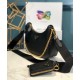 Fake Prada Re-Edition 2005 Saffiano leather bag 1BH204 Black Replica Replica Prada Re-Edition 2005 Saffiano leather bag 1BH204 Black