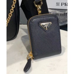 Replica Prada Re-Edition 2005 Saffiano leather bag 1BH204 Black