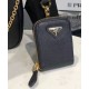 Fake Prada Re-Edition 2005 Saffiano leather bag 1BH204 Black Replica Replica Prada Re-Edition 2005 Saffiano leather bag 1BH204 Black
