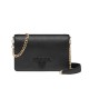 Replica Prada Saffiano leather shoulder bag 1BP012 Black
