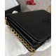 Replica Prada Saffiano leather shoulder bag 1BP012 Black