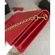 Replica Prada Saffiano leather shoulder bag 1BP012 Red
