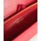 Replica Prada Saffiano leather shoulder bag 1BP012 Red