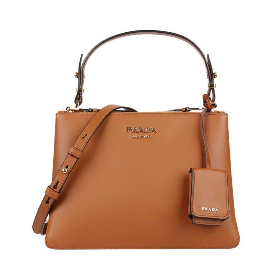 Replica Prada Deux small bag 1BA234 Coffee