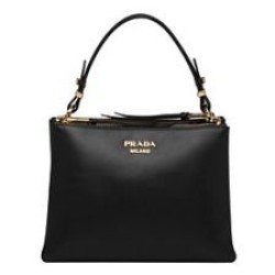 Fake Prada Deux small bag 1BA234 Black Replica