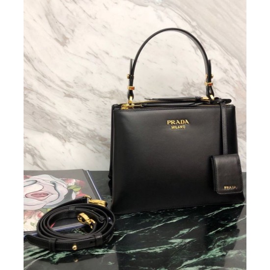 Fake Prada Deux small bag 1BA234 Black Replica