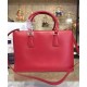 Replica Prada Galleria Soft Leather Tote Bag 1BA274 Red