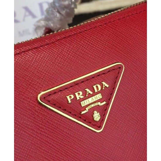 Replica Prada Galleria Soft Leather Tote Bag 1BA274 Red