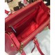Replica Prada Galleria Soft Leather Tote Bag 1BA274 Red