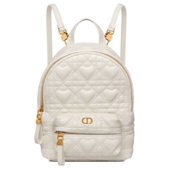 Replica Christian Dior Mini Dioramour Dior Backpack Cream