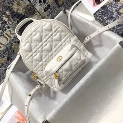 Replica Christian Dior Mini Dioramour Dior Backpack Cream