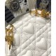 Replica Christian Dior Mini Dioramour Dior Backpack Cream