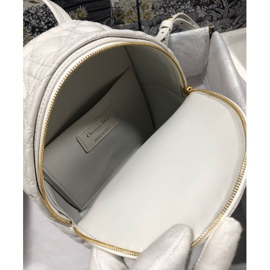 Replica Christian Dior Mini Dioramour Dior Backpack Cream