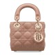 Replica Christian Dior Micro Lady Dior Bag Apricot