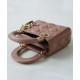 Replica Christian Dior Micro Lady Dior Bag Apricot