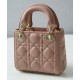 Replica Christian Dior Micro Lady Dior Bag Apricot