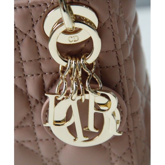 Replica Christian Dior Micro Lady Dior Bag Apricot